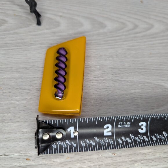 Vibrant Art Glass Pendant Necklaces & Brooch/Pin w/Fabric Box - Picture 15 of 16